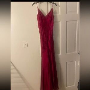 Elegant Red Evening Gown
